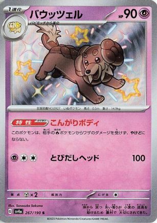 Dachsbun - 267/190 - SV4a Shiny Treasure ex Holofoil - Poke-Collect
