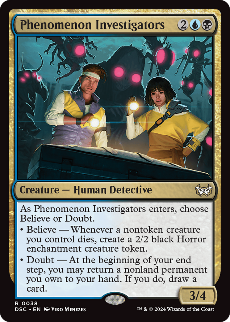 Phenomenon Investigators (DSC-038) - Duskmourn: House of Horror Commander - Poke-Collect