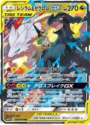 Reshiram & Zekrom GX - 036/049 - SM11b Dream League Holofoil