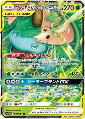 Venusaur & Snivy GX - 001/064 - SM11a Remix Bout Holofoil - Poke-Collect