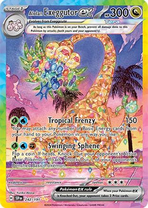Alolan Exeggutor ex 242 - SV08 Surging Sparks Holofoil - Poke-Collect