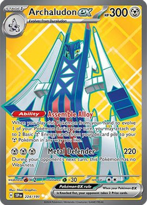 Archaludon ex - 224/191 224 - SV08 Surging Sparks Holofoil