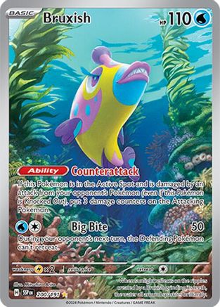 Bruxish - 200/191 200 - SV08 Surging Sparks Holofoil - Poke-Collect