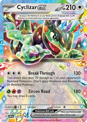 Cyclizar ex - 159/191 159 - SV08 Surging Sparks Holofoil - Poke-Collect