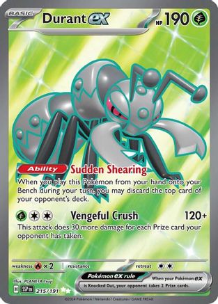 Durant ex - 215/191 215 - SV08 Surging Sparks Holofoil - Poke-Collect