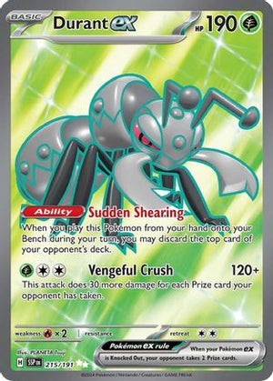 Durant ex - 215/191 215 - SV08 Surging Sparks Holofoil - Poke-Collect