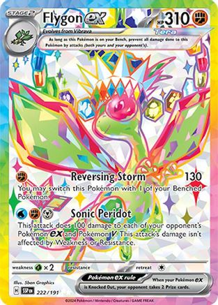 Flygon ex - 222/191 222 - SV08 Surging Sparks Holofoil - Poke-Collect