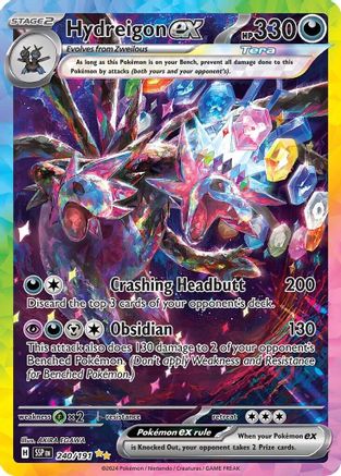 Hydreigon ex - 240/191 240 - SV08 Surging Sparks Holofoil - Poke-Collect