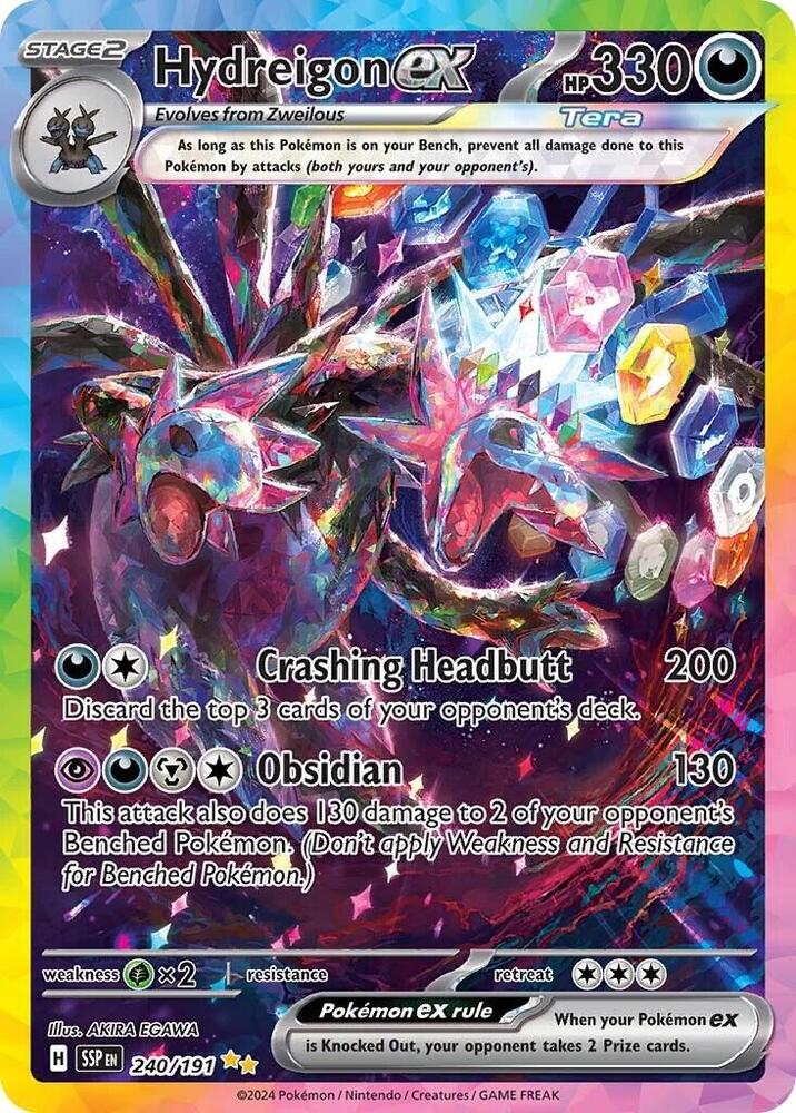 Hydreigon ex 240 - SV08 Surging Sparks Holofoil