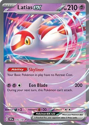 Latias ex 76 - SV08 Surging Sparks Holofoil