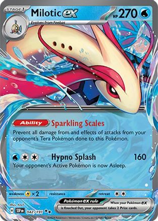 Milotic ex - 042/191 42 - SV08 Surging Sparks Holofoil - Poke-Collect