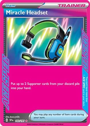 Miracle Headset 183 - SV08 Surging Sparks Holofoil