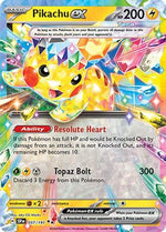 Pikachu ex - 057/191 57 - SV08 Surging Sparks Holofoil - Poke-Collect