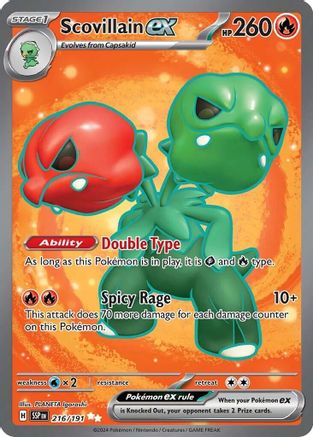 Scovillain ex - 216/191 216 - SV08 Surging Sparks Holofoil - Poke-Collect
