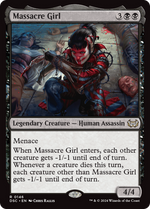 Massacre Girl (DSC-146) - Duskmourn: House of Horror Commander - Poke-Collect