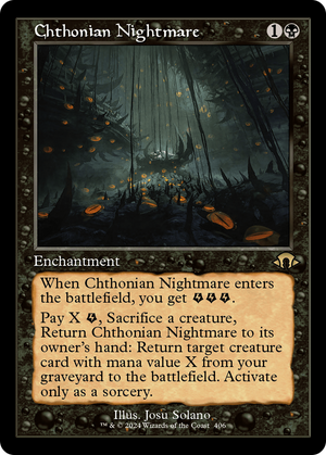 Chthonian Nightmare (Retro Frame) (MH3-406) - Modern Horizons 3 Foil