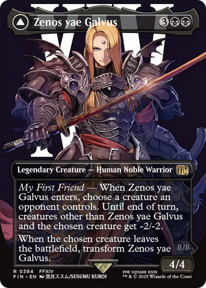 Zenos yae Galvus // Shinryu, Transcendent Rival (FIN-384) - FINAL FANTASY (Borderless) Foil - Poke-Collect