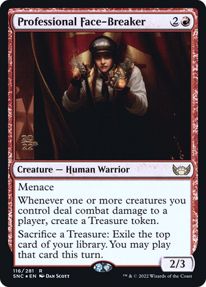 Professional Face-Breaker (PRE-116S) - Streets of New Capenna Promos Foil