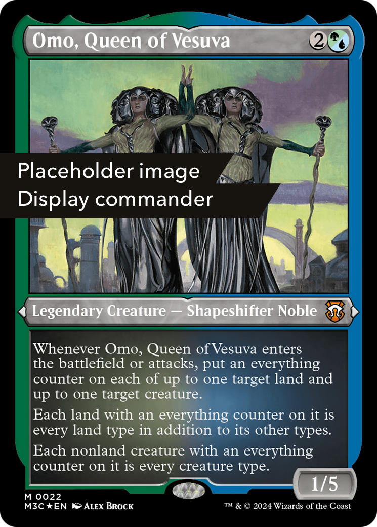 Omo, Queen of Vesuva (M3C-149) - Modern Horizons 3 Commander Foil