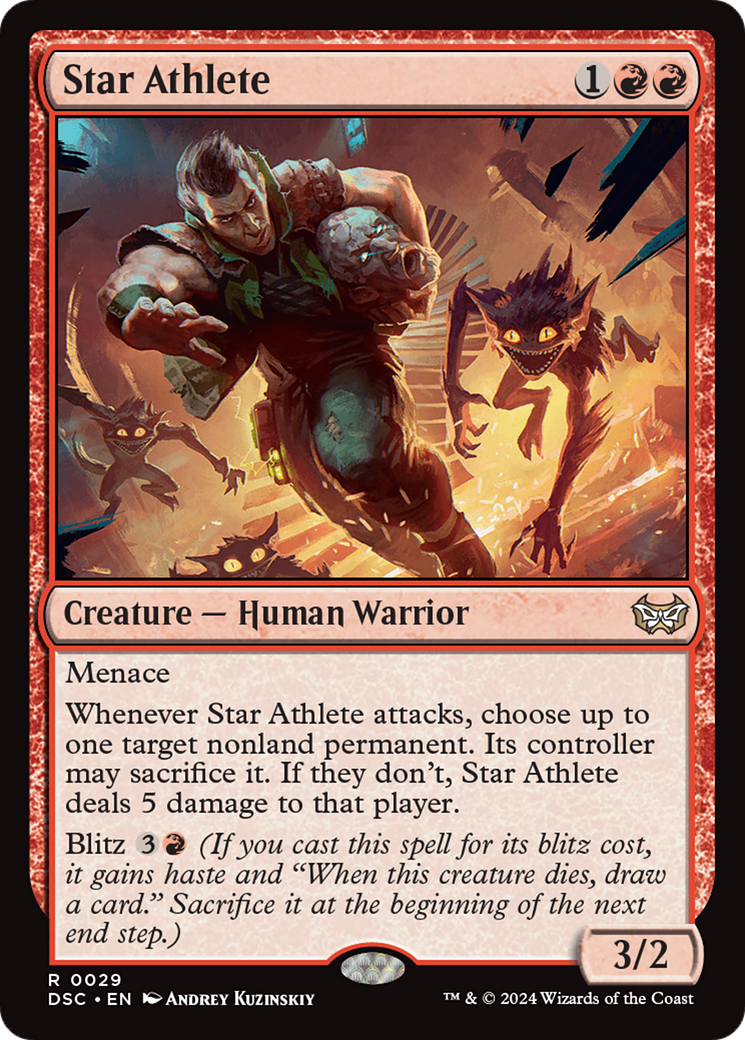 Star Athlete (DSC-029) - Duskmourn: House of Horror Commander - Poke-Collect