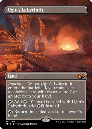 Ugin's Labyrinth (Borderless) (MH3-359) - Modern Horizons 3 (Borderless)