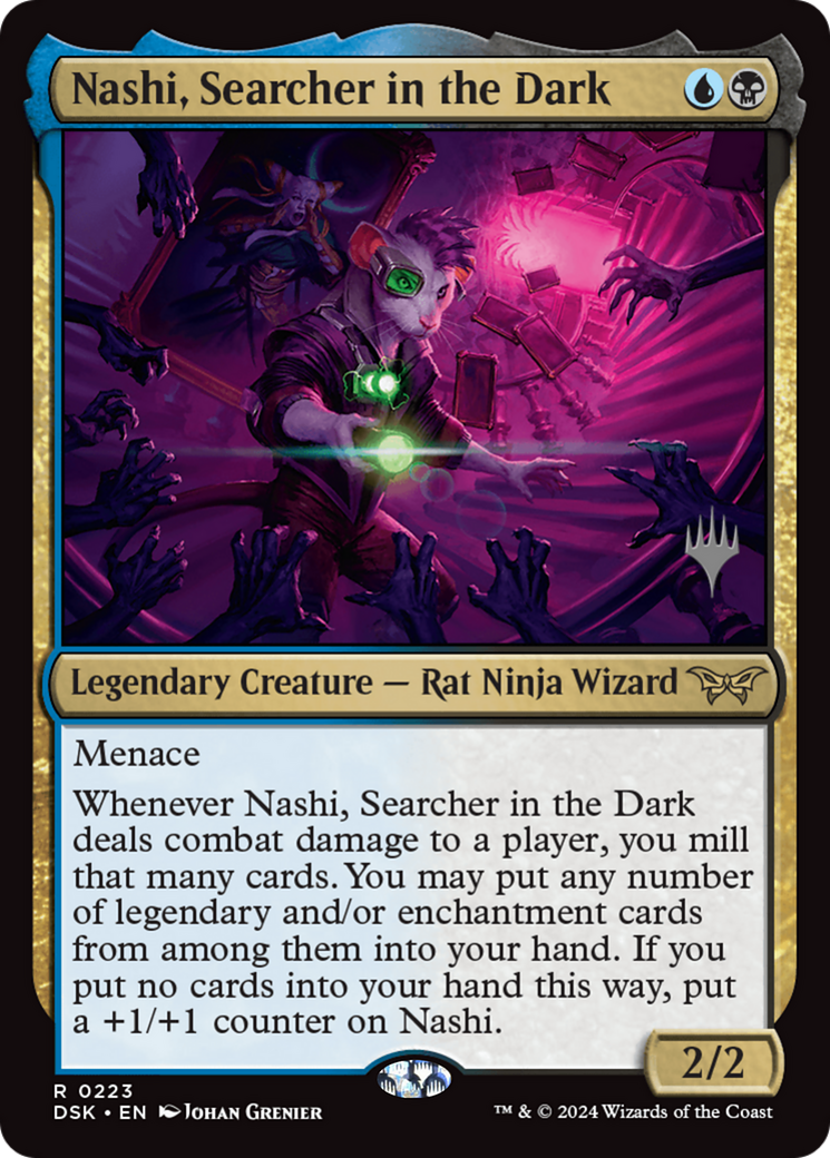 Nashi, Searcher in the Dark (PPDSK-223) - Duskmourn: House of Horror Promos Foil - Poke-Collect
