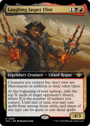 Laughing Jasper Flint (OTJ-355) - Outlaws of Thunder Junction: (Extended Art) Foil - Poke-Collect
