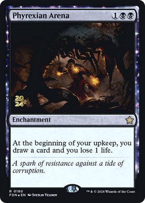 Phyrexian Arena (PRE-180) - Foundations Promos: (enchantment) Foil