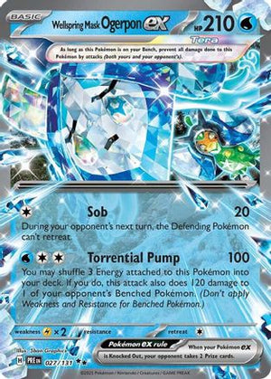 Wellspring Mask Ogerpon ex 027/131 - SV Prismatic Evolutions Holofoil