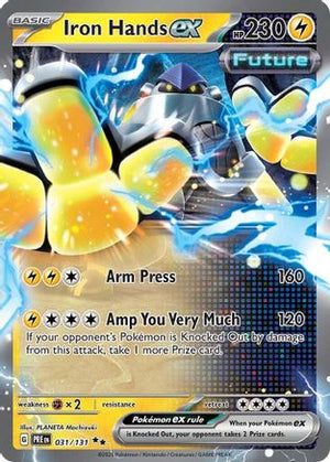 Iron Hands ex - 031/131 31 - SV Prismatic Evolutions Holofoil