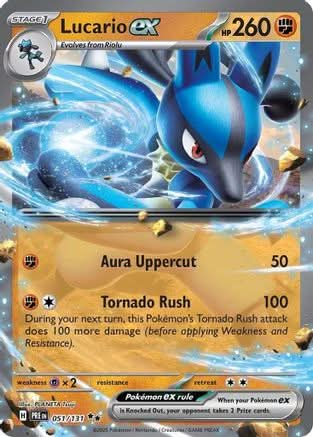 Lucario ex - SV Prismatic Evolutions Holofoil