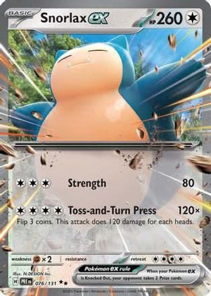 Snorlax ex - SV Prismatic Evolutions Holofoil