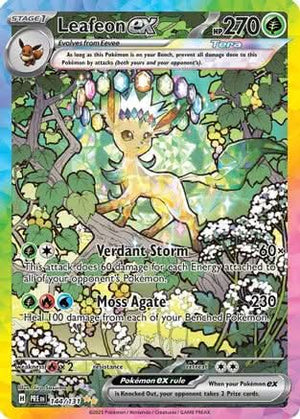 Leafeon ex - SV Prismatic Evolutions Holofoil