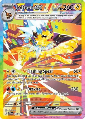 Jolteon ex 153/131 - SV Prismatic Evolutions Holofoil - Poke-Collect