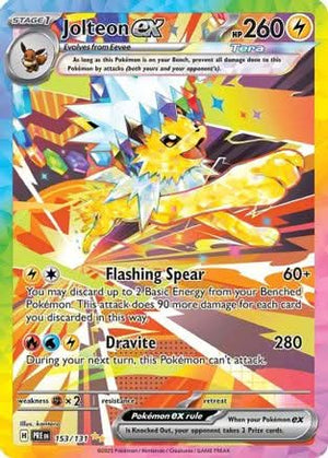 Jolteon ex - SV Prismatic Evolutions Holofoil