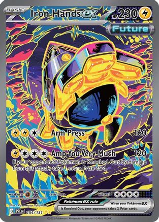 Iron Hands ex 154/131 - SV Prismatic Evolutions Holofoil