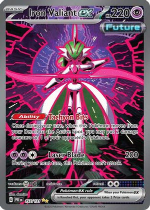Iron Valiant ex 157 - SV Prismatic Evolutions Holofoil - Poke-Collect