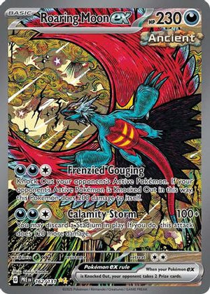 Roaring Moon ex 162 - SV Prismatic Evolutions Holofoil