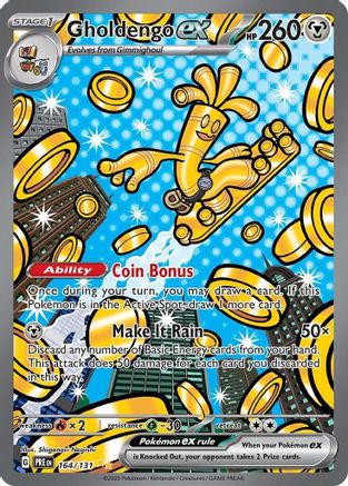 Gholdengo ex 164/131 - SV Prismatic Evolutions Holofoil