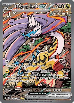 Raging Bolt ex 166 - SV Prismatic Evolutions Holofoil - Poke-Collect