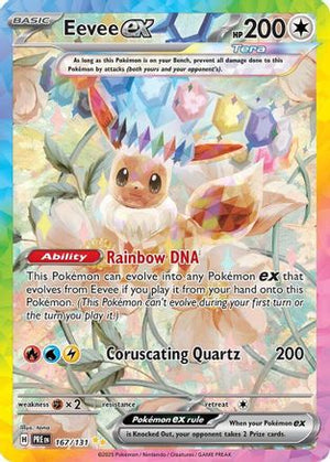 Eevee ex 167/131 - SV Prismatic Evolutions Holofoil