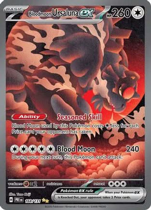 Bloodmoon Ursaluna ex - SV Prismatic Evolutions Holofoil