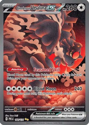 Bloodmoon Ursaluna ex 168 - SV Prismatic Evolutions Holofoil