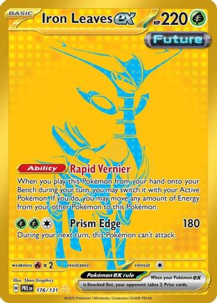 Iron Leaves ex 176/131 - SV Prismatic Evolutions Holofoil