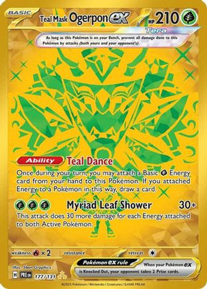 Teal Mask Ogerpon ex 177/131 - SV Prismatic Evolutions Holofoil