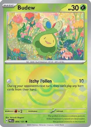 Budew (Poke Ball Pattern) - SV Prismatic Evolutions Holofoil