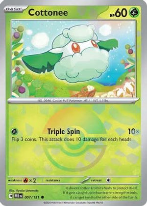 Cottonee (Poke Ball Pattern) - SV Prismatic Evolutions Holofoil