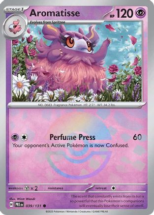 Aromatisse (Poke Ball Pattern) 39 - SV Prismatic Evolutions Holofoil