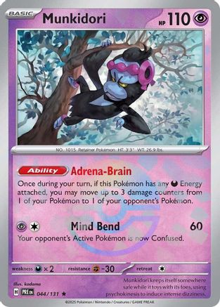 Munkidori (Poke Ball Pattern) 44 - SV Prismatic Evolutions Holofoil - Poke-Collect