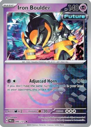 Iron Boulder (Poke Ball Pattern) - SV Prismatic Evolutions Holofoil